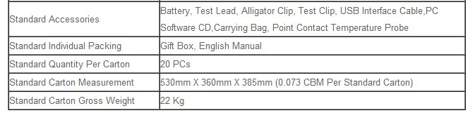 Uni-T UT71B inteligente USB multimetro Digital para RMS verdadeiro