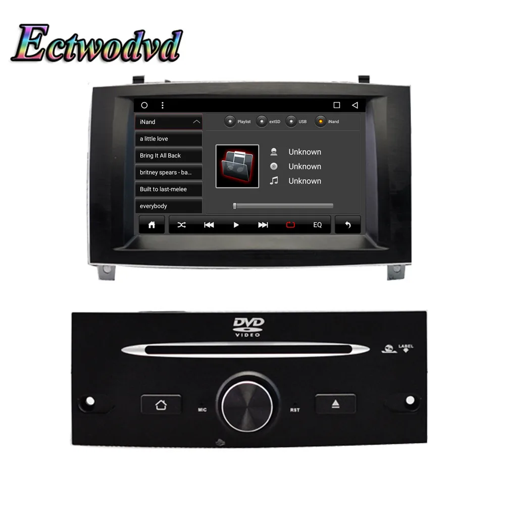 Sale Ectwodvd 7inch Octa Core Android 8.1 Car DVD GPS Navigation Radio Stereo for Peugeot 407 2004 2005 2006 2007 2008 2009 2010 5