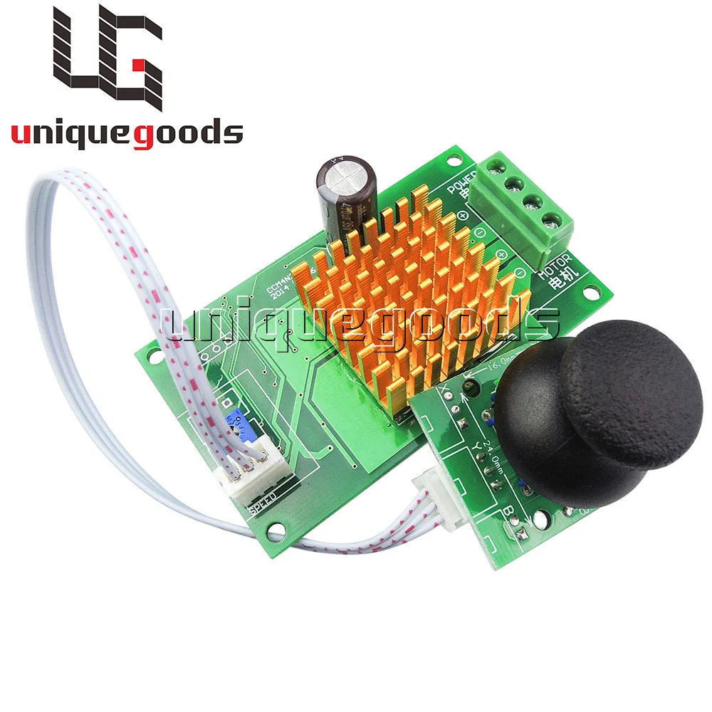 

PWM DC 12V 24V 30V 6A Motor Speed Controller Normal-Stop-Reverse rockers Switch With Overcurrent Protection DC motor control