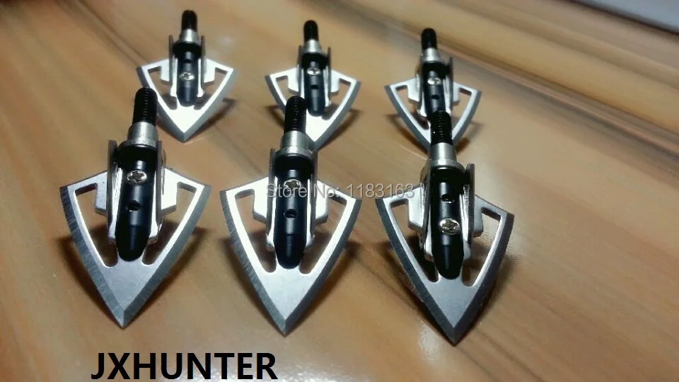 24PK CARBON EXPRESS F 15 DUAL BLADE 100 GRAIN BROADHEAD ARROW POINTS