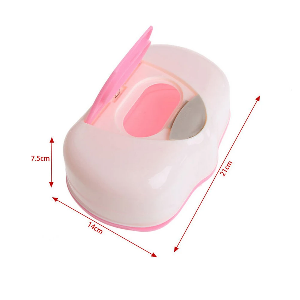 

Wet Tissue Box Plastic Automatic Case Real Tissue Case Baby Wipes Press Pop-up Design Home Tissue Holder Accessories