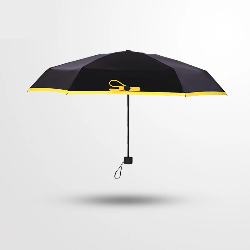 Мини карманный зонтик для женщин УФ маленькие Зонты Зонтик для девочек анти-УФ Водонепроницаемый Портативный Сверхлегкий дорожный дропшиппинг