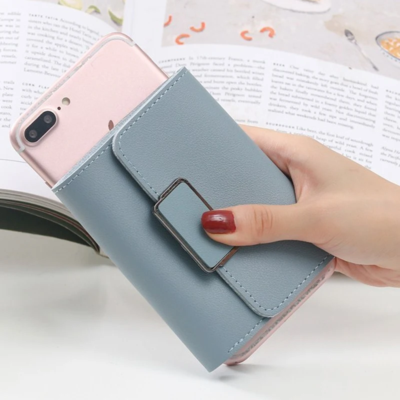 New Money Small Wallet Women Casual Solid Wallet Fashion Female Short Mini All-match Korean Students Love Small Wallet New Money Small Wallet Women Casual Solid Wallet Fashion Female Short Mini All-match Korean Students Love Small Wallet