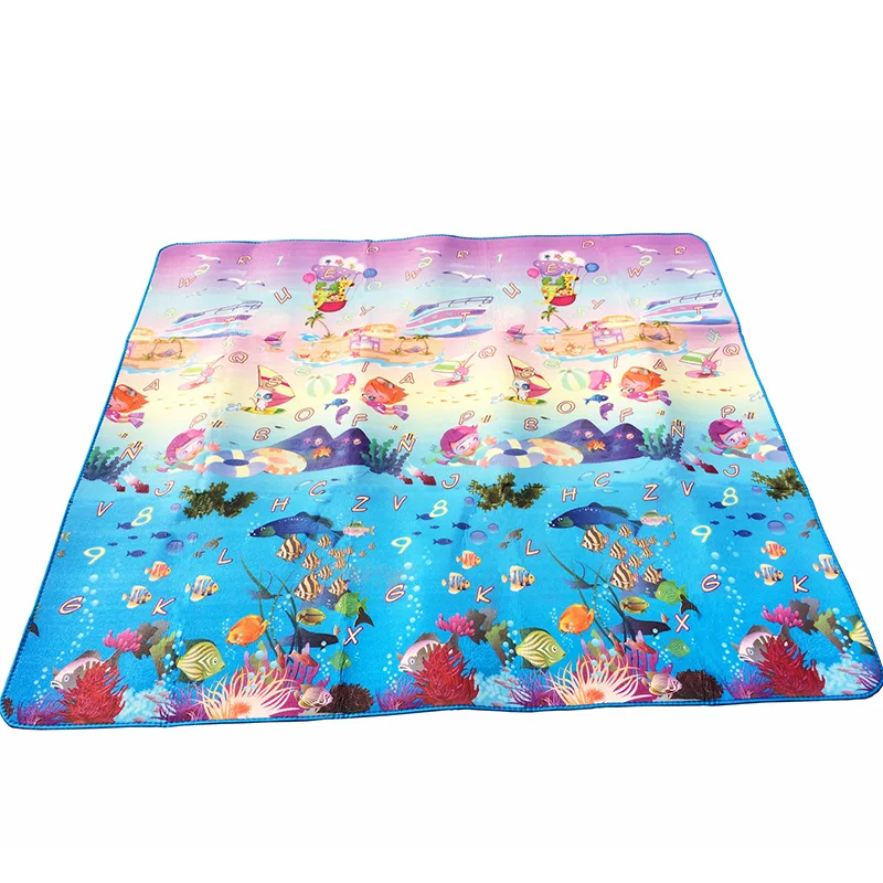 Baby Crawling Mat Sided Pattern Animal+Ocean 2*1.8m Baby Play Mat Baby Carpet Soft Floor Kids Baby Playmat Outdoor Carpet Child Baby Crawling Mat Sided Pattern Animal+Ocean 2*1.8m Baby Play Mat Baby Carpet Soft Floor Kids Baby Playmat Outdoor Carpet Child