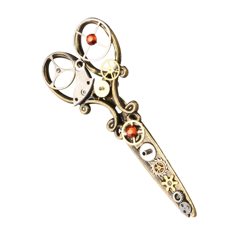 Steampunk Scissors Hair Clip 