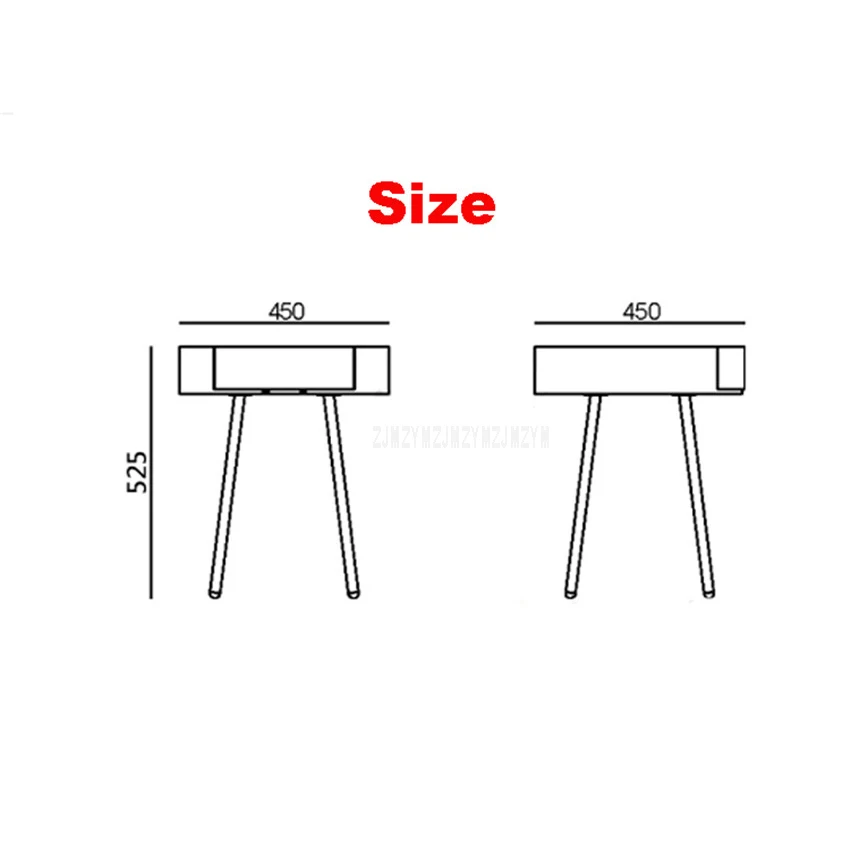 Modern Small Round Tea Coffee Table With Drawer Storage Wood Stoving Varnish Living Room Bedroom Corner Sofa Side Table 45cm Modern Small Round Tea Coffee Table With Drawer Storage Wood Stoving Varnish Living Room Bedroom Corner Sofa Side Table 45cm