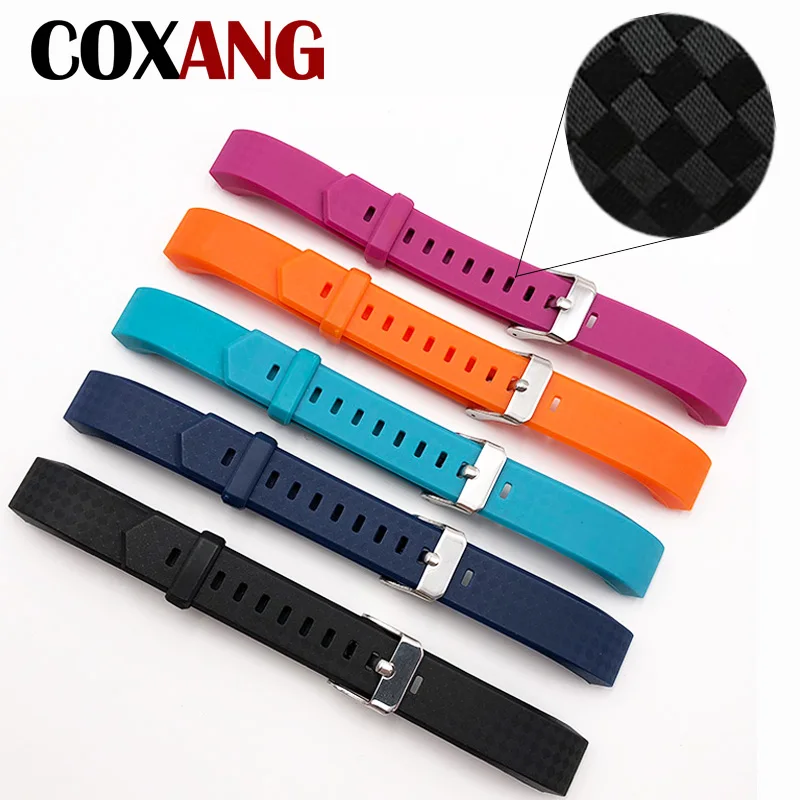 

COXANG Strap For ZY68 Smart Bracelet Colorful Silica Smart Accessories Wrist Bracelet Replacement For ZY68 Smart Band