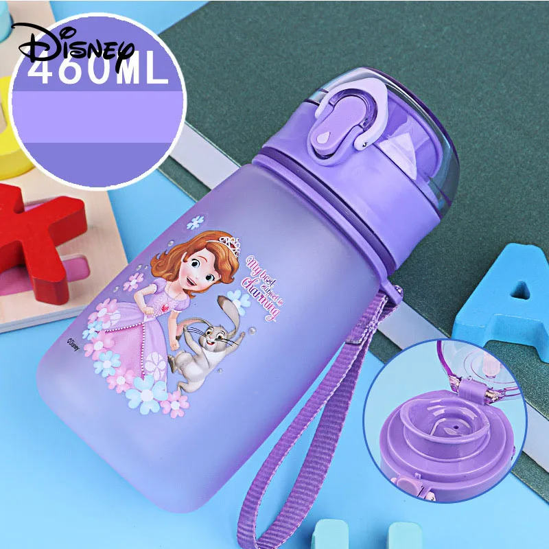 Disney Children's Cup Primary School Drop-proof Plastic Cup Kindergarten Baby Household Portable Summer Straight Drinking Cup