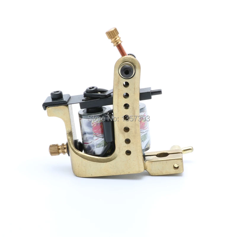 Handmade copper Tattoo Machine 12 coils beautifully carved shader and Liner tattoo gun Free Shipping Handmade copper Tattoo Machine 12 coils beautifully carved shader and Liner tattoo gun Free Shipping