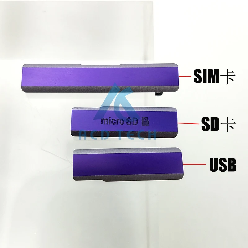 usb зарядный порт Пылезащитная крышка+ Micro SD порт+ слот для sim-карты водонепроницаемый для sony Xperia Z1 L39H C6903