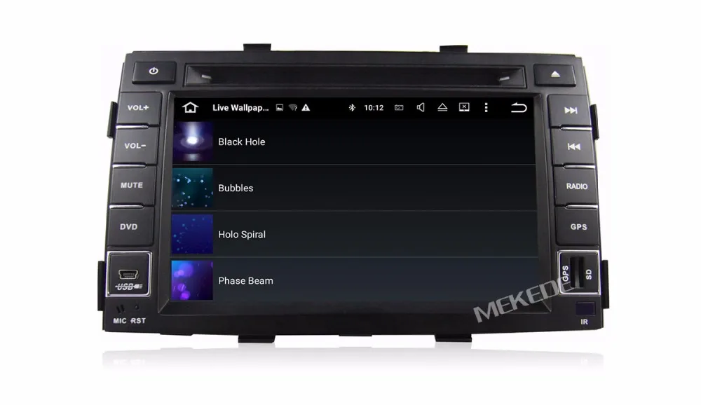 Perfect MEKEDE Quad core 2GB RAM Android7.1 Car GPS DVD player for kia Sorento 2009 2010 2011 2012 inlcuding 4G LTE wifi BT Radio Audio 19