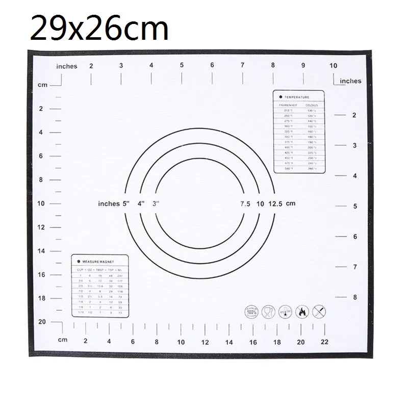 Большой силиконовый коврик для выпечки антипригарный коврик утолщение замеса теста коврик для выпечки кондитерских изделий прокатка кухонная Циновка для выпечки формы для выпечки вкладыши