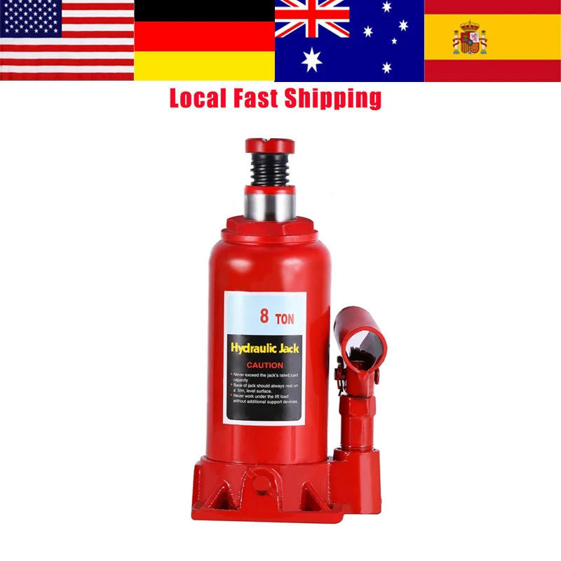 8T Portable Hydraulic Bottle Jack Automotive Life for Car Truck Caravan Tractors Vehicle Repair Tool Automotive Lifter 8T Portable Hydraulic Bottle Jack Automotive Life for Car Truck Caravan Tractors Vehicle Repair Tool Automotive Lifter