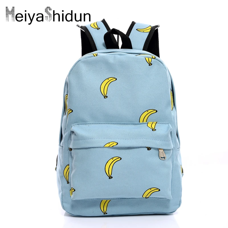 Cartoon Backpacks Women bag Canvas Printing Backpack School Bags for teenage Girls...