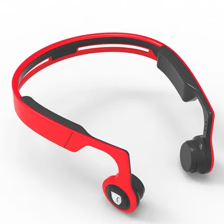 red black Bone Conduction MIX8 модернизированные Bluetooth наушники беспроводные спортивная Гарнитура для IOS Android телефон MP3 плеер - Цвет: red black