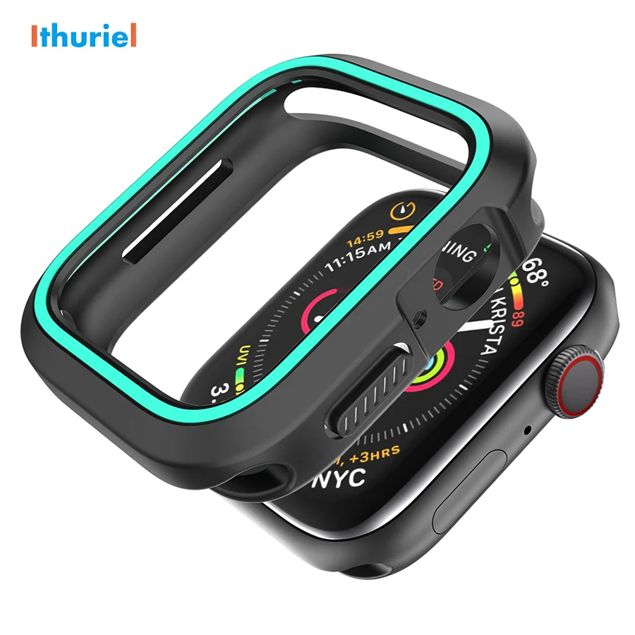 

Ithuriel for Apple Watch 4 3 Case All-Around Protective Cases for iwatch Series 4 Series 3 Cover Soft Slim 44mm 40mm 42mm 38mm