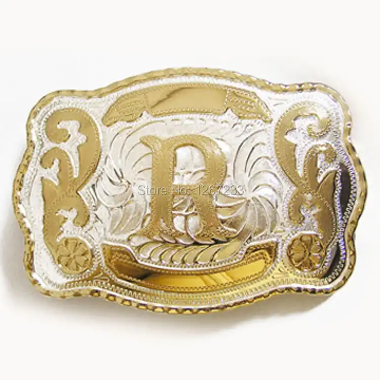 Western Cowboy Rodeo Deer Double Color Belt Buckle also Stock in US