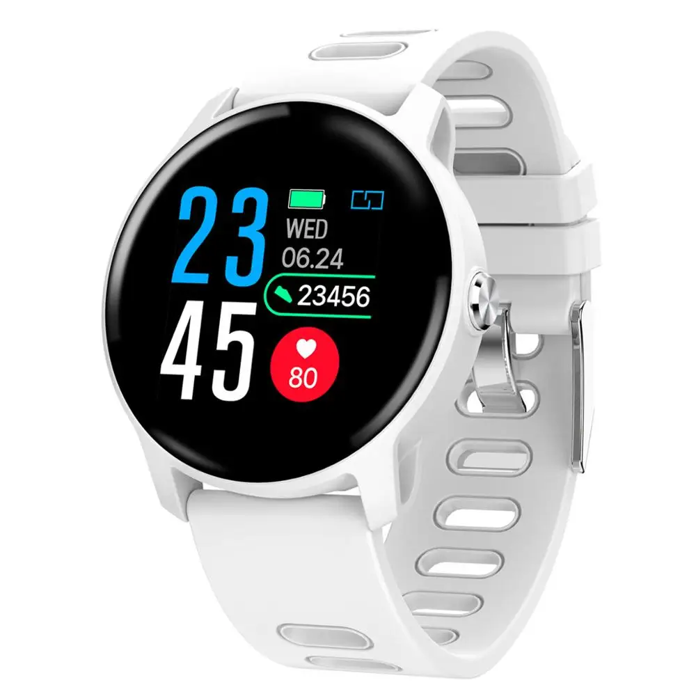

Men's Smart Watch S08 Fitness Tracker IP68 Waterproof Smartwatch Heart Rate Monitor Pedometer Women Clock for Android IOS Phone