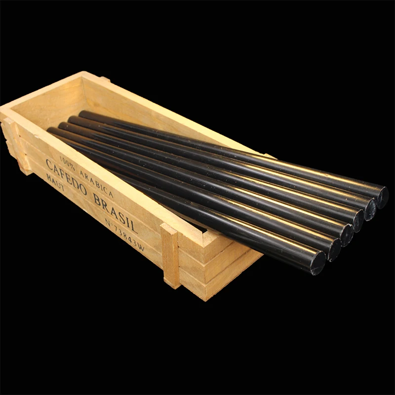 

7/11mm black transparent hot melt glue stick manual DIY hot melt strip hot melt glue gun high viscosity strength