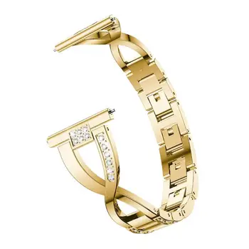 

ALLOYSEED Replacement Metal Crystal Watch Strap Band for Samsung Galaxy Watch 46mm