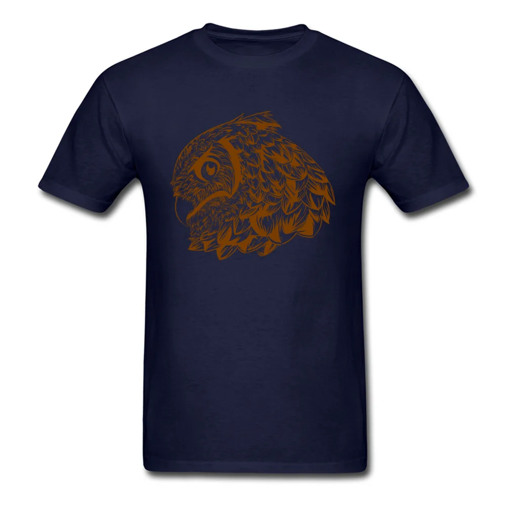 Print OWL Summer Short Sleeve NEW YEAR DAY Tops Shirt Special Crew Neck 100% Cotton Fabric Tee-Shirt Boy T Shirts OWL navy