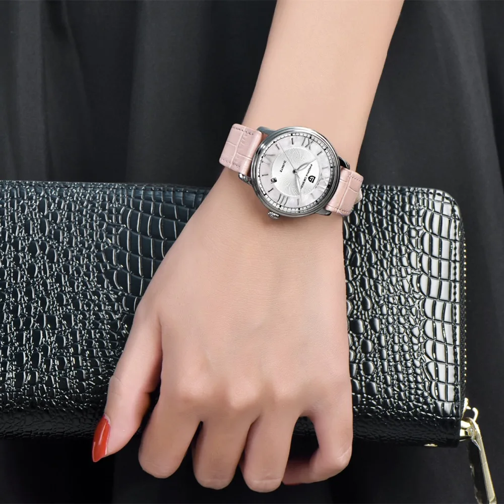 Часы Pagani женские модные водонепроницаемые из нержавеющей стали|mujer reloj|mujer casualmujer
