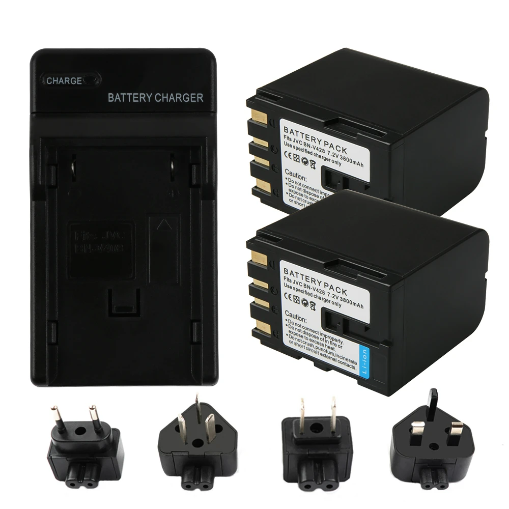

RP BN-V416 BNV416U BN-V428 V428U Charger Battery for JVC GR-D93 GR-D94 GR-D220 GR-D225 GR-D228 GR-D230 GR-D231 GR-D238 GR-D500
