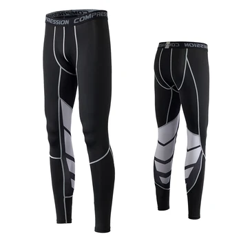 

M-XXXL 2019 Men Compression Pants Gym Fitness Sports Running Leggings Tights Quick-drying Fit Training Jogging Pants