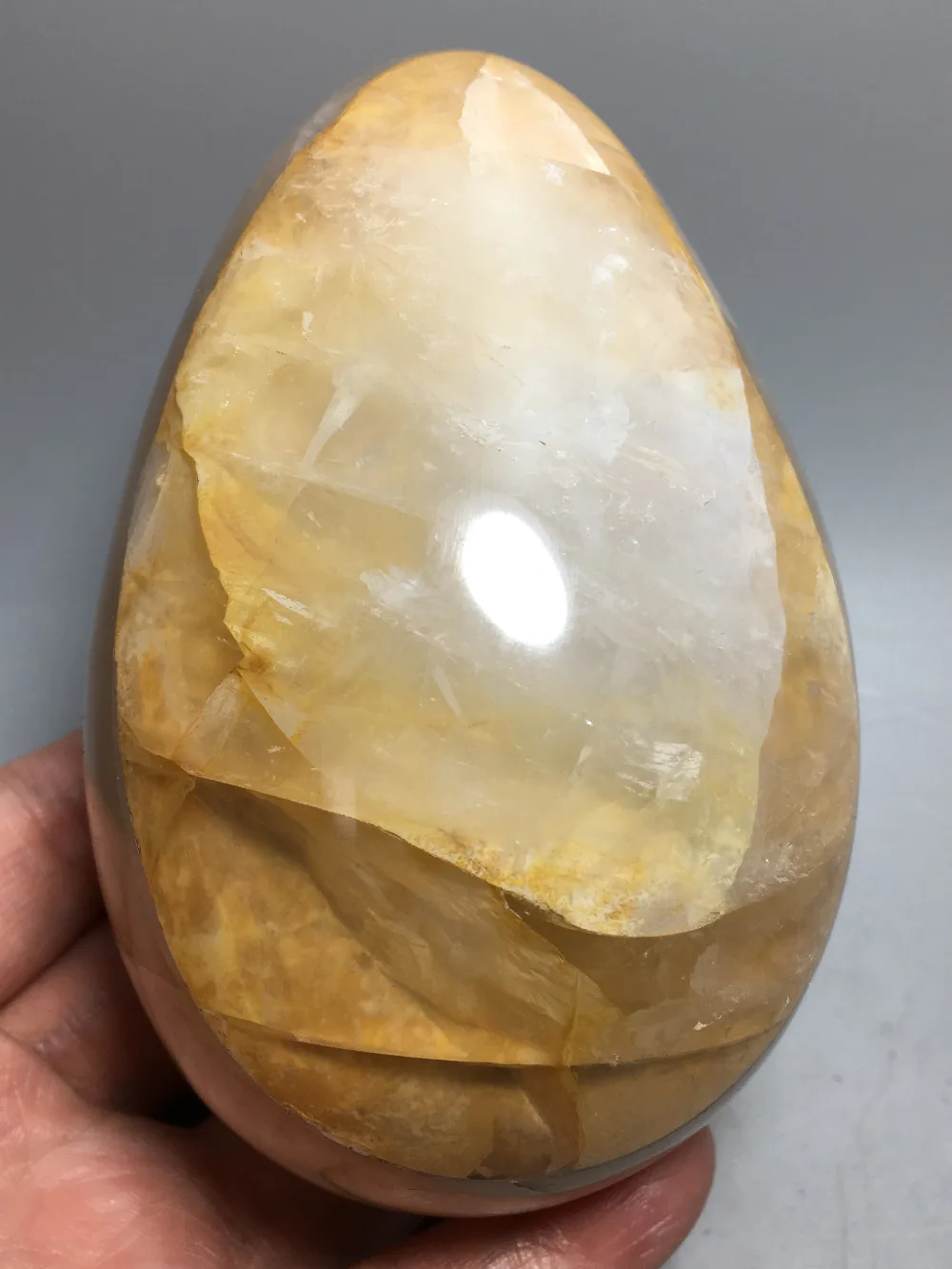 

977g Healing of Natural Yellow Gum Flower Eggs healing crystals
