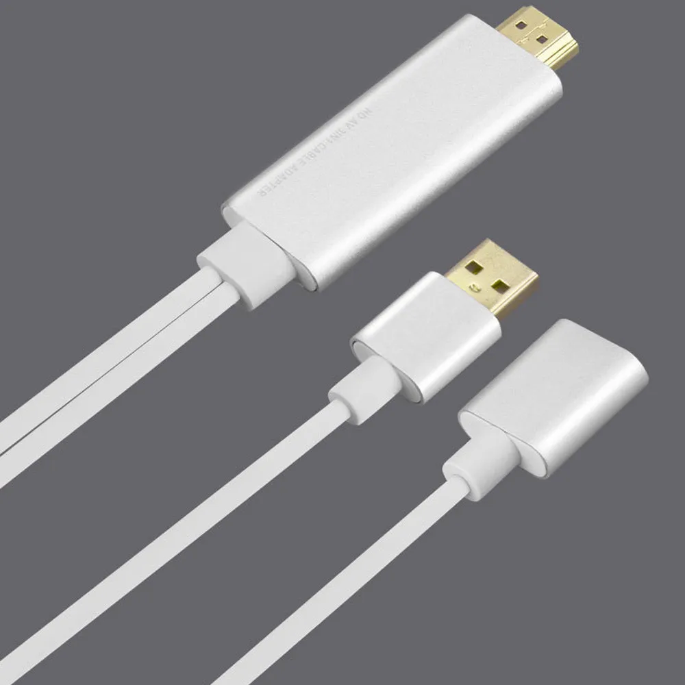 2020 new Mini USB To HDMI 1080P TV Adapter Cable HD For Samsung Galaxy S6 S7 Dropshipping