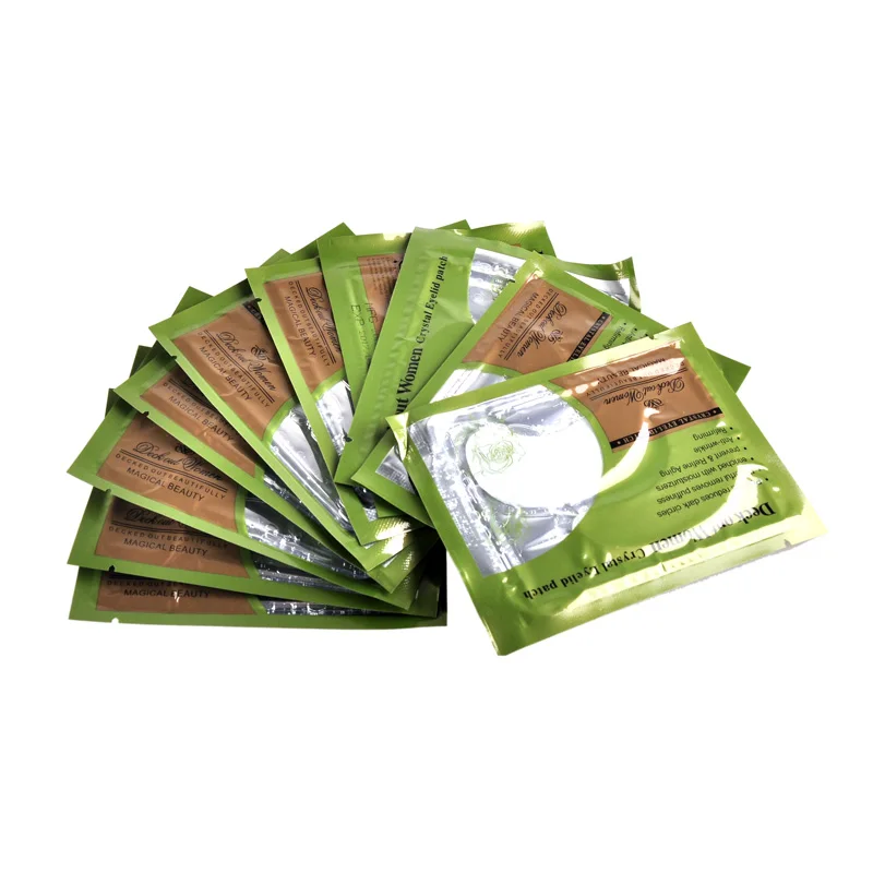 

10pair=20pcs Deck Out Women Crystal Eyelid Patch Under Eye Masks Anti-Wrinkle Whitening Crystal Collagen Eye Mask Dark Circle