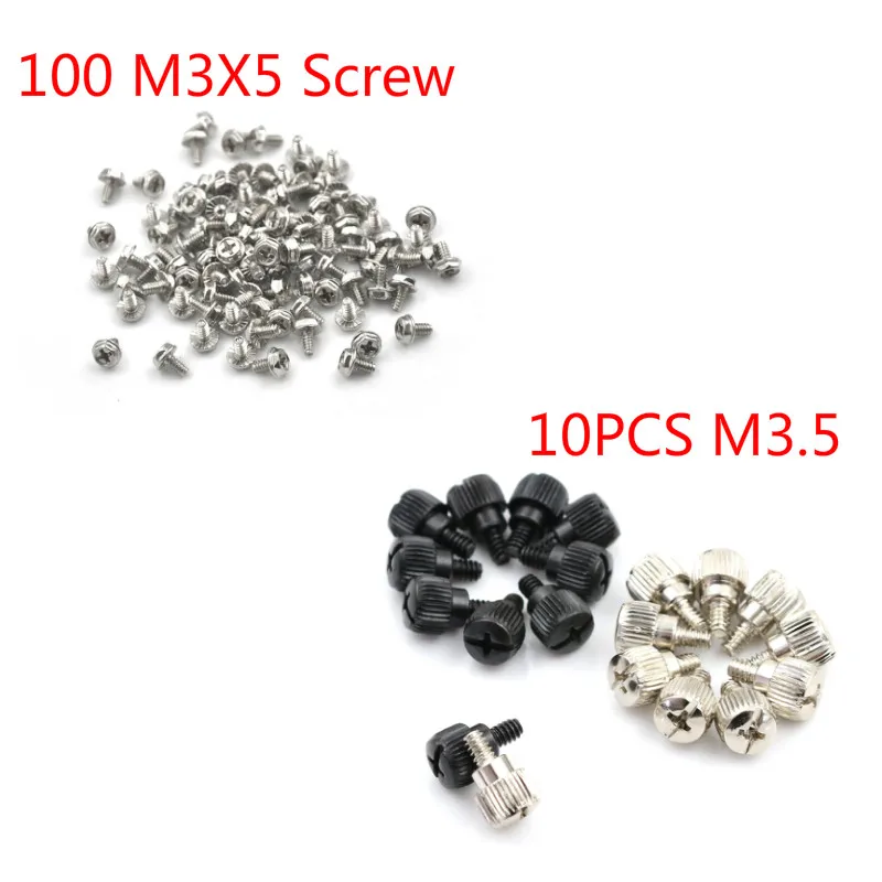 100 قطعة M3 المسمار M3X5 5 مللي متر PC حالة القرص الصلب الدقة PSU 6/32 \ 100 قطعة M3 المسمار M3X5 5 مللي متر PC حالة القرص الصلب الدقة PSU 6/32 \