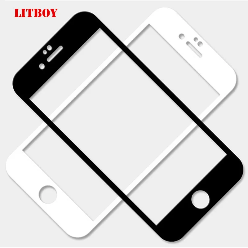  Volle Abdeckung Gehärtetem Glas Auf Die Für iPhone 7 8 6s 5 5S Screen Protector Film Für iPhone X X