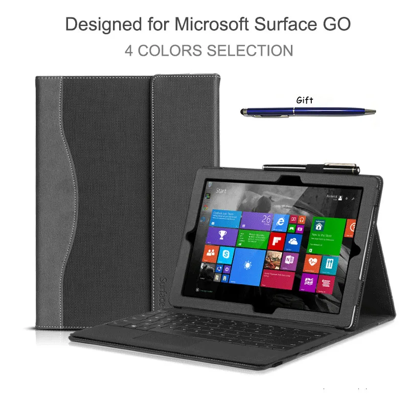 

Business Stand Case for 10" New Microsft Surface Go Laptop Case Cover Keyboard Tablet Protective Shell Funda for Surface Go
