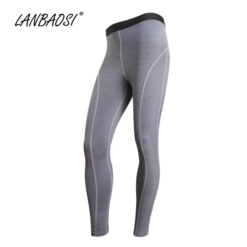Lanbaosi Men's Compression Pants Baselayer Elastic Sports Running