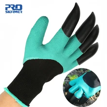 Digging-Gloves Garden Gloves-Tools with 4 Abs-Plastic Claws for Planting 1-Pair PROSTOEMER