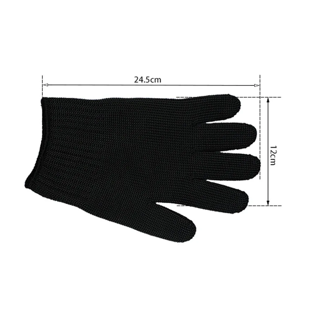 1 пара противоскользящие перчатки для охоты и рыбалки, устойчивые к порезам защитные для работы с ножом, противоскользящие сетчатые перчатки для защиты рук