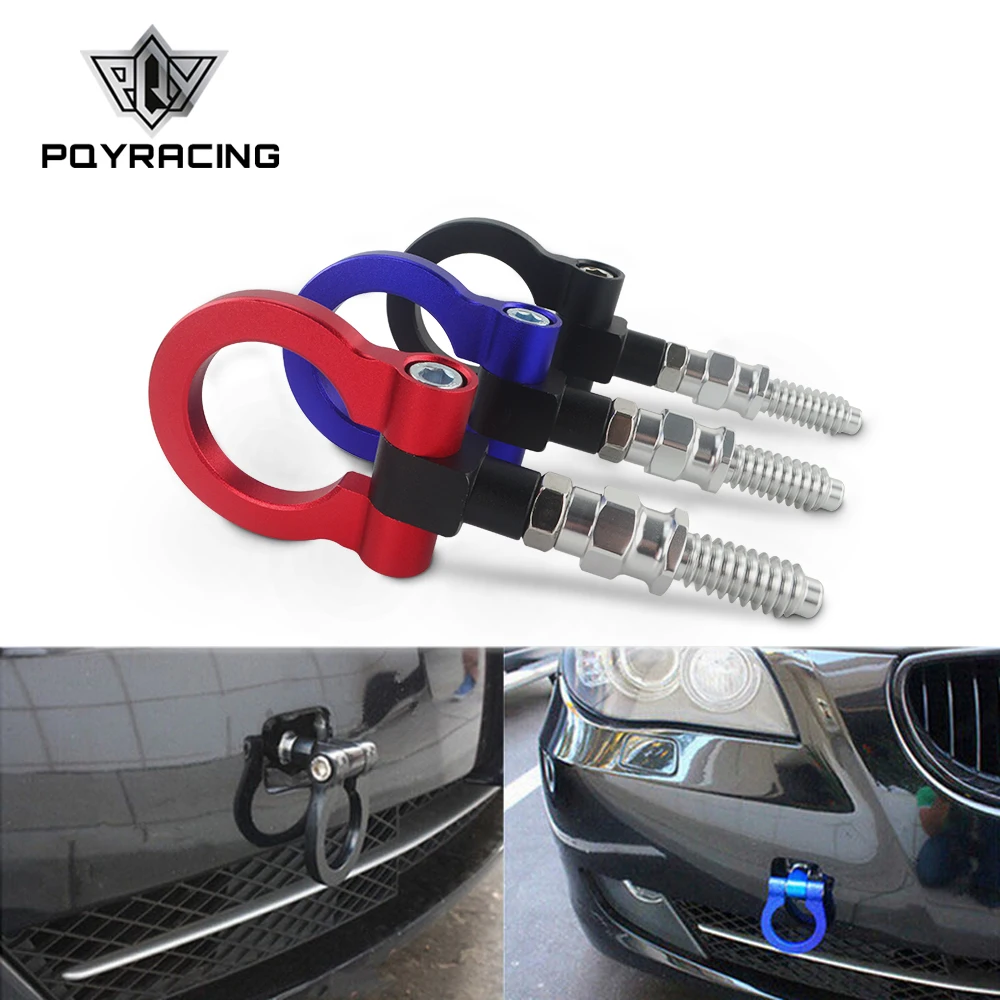 PQY-جديد سباق البليت الألومنيوم هوك السحب الجبهة الخلفية ل BMW سيارة أوروبية مقطورة PQY-THBE61 PQY-جديد سباق البليت الألومنيوم هوك السحب الجبهة الخلفية ل BMW سيارة أوروبية مقطورة PQY-THBE61