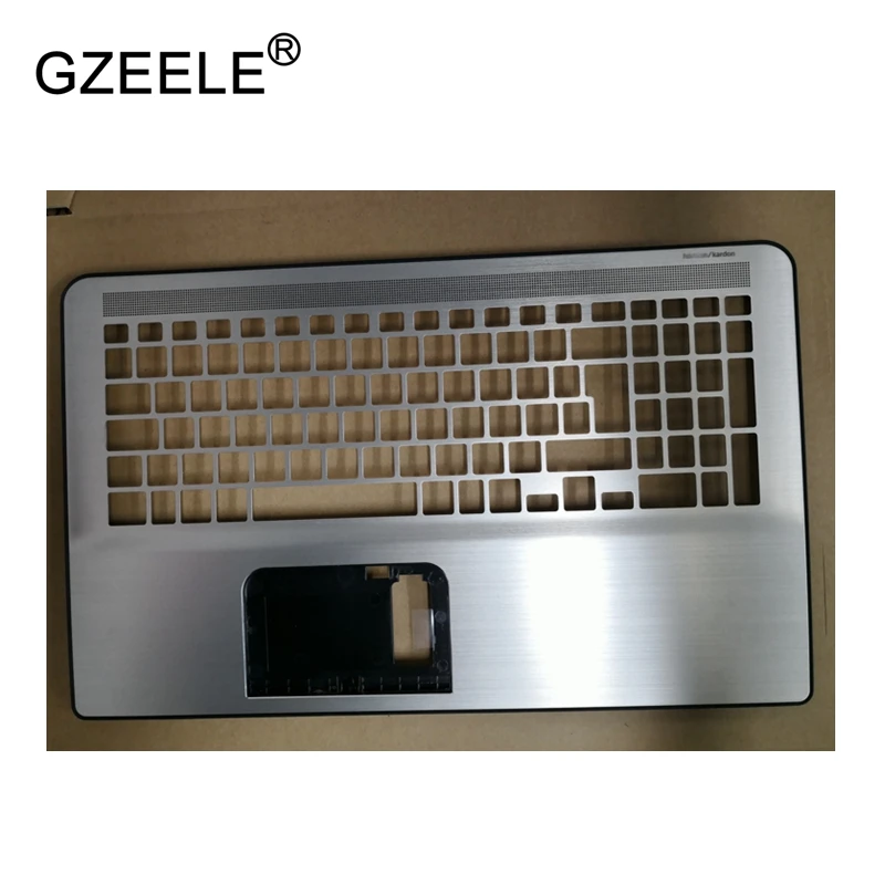 GZEELE ноутбук lcd Топ чехол для Toshiba Satellite P50W P50W-B P55W-B клавиатура с вырезами под ладонь Крышка верхняя часть корпуса в сборе серебро