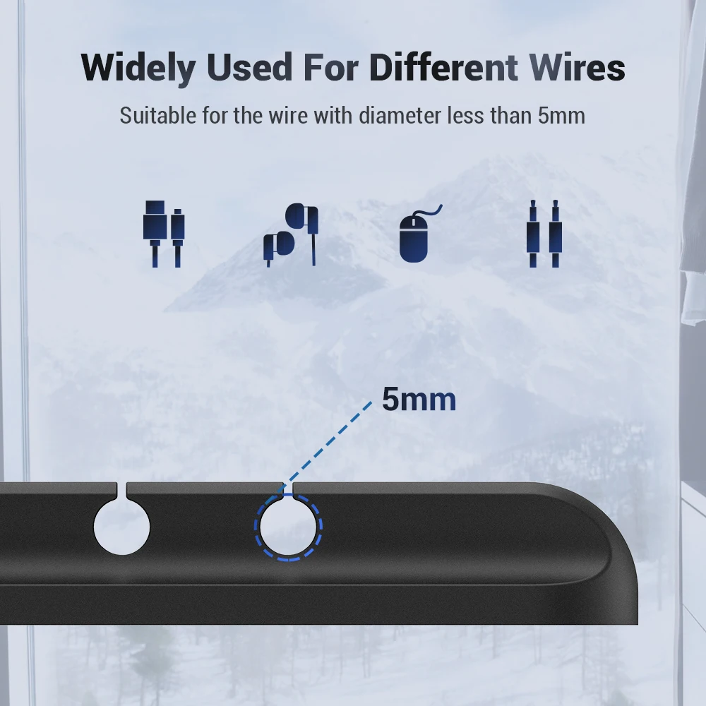 TOPK USB Кабельный органайзер протектор офисный кабель управление держатель зажим для намотки для наушников Наушники в форме мыши провода клавиатуры шнур