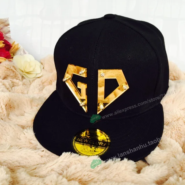 Bigbang G-Dragon хип хоп кепка GD модные заклепки Акриловые повседневные шипованные snapback gorra hombre печать кости мужчины женщины пары - Цвет: 12