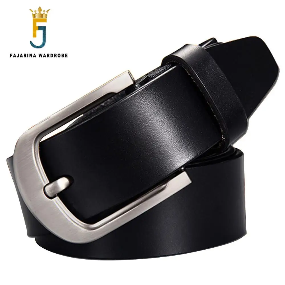 FAJARINA Brand Name New Men's High Quality Genuine Leather Belt Retro Styles Design Cowhide Belts for Men Accessories N17FJ564