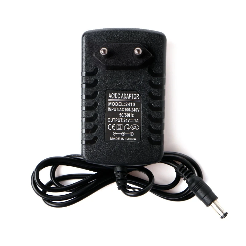 AC 100 240V К DC 24V 1A адаптер штепсельная вилка ЕС для ультразвуковой тумана|Запчасти