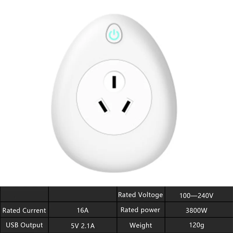 Wifi умная розетка с бесплатным подарком зарядный кабель 16A США ЕС Великобритания