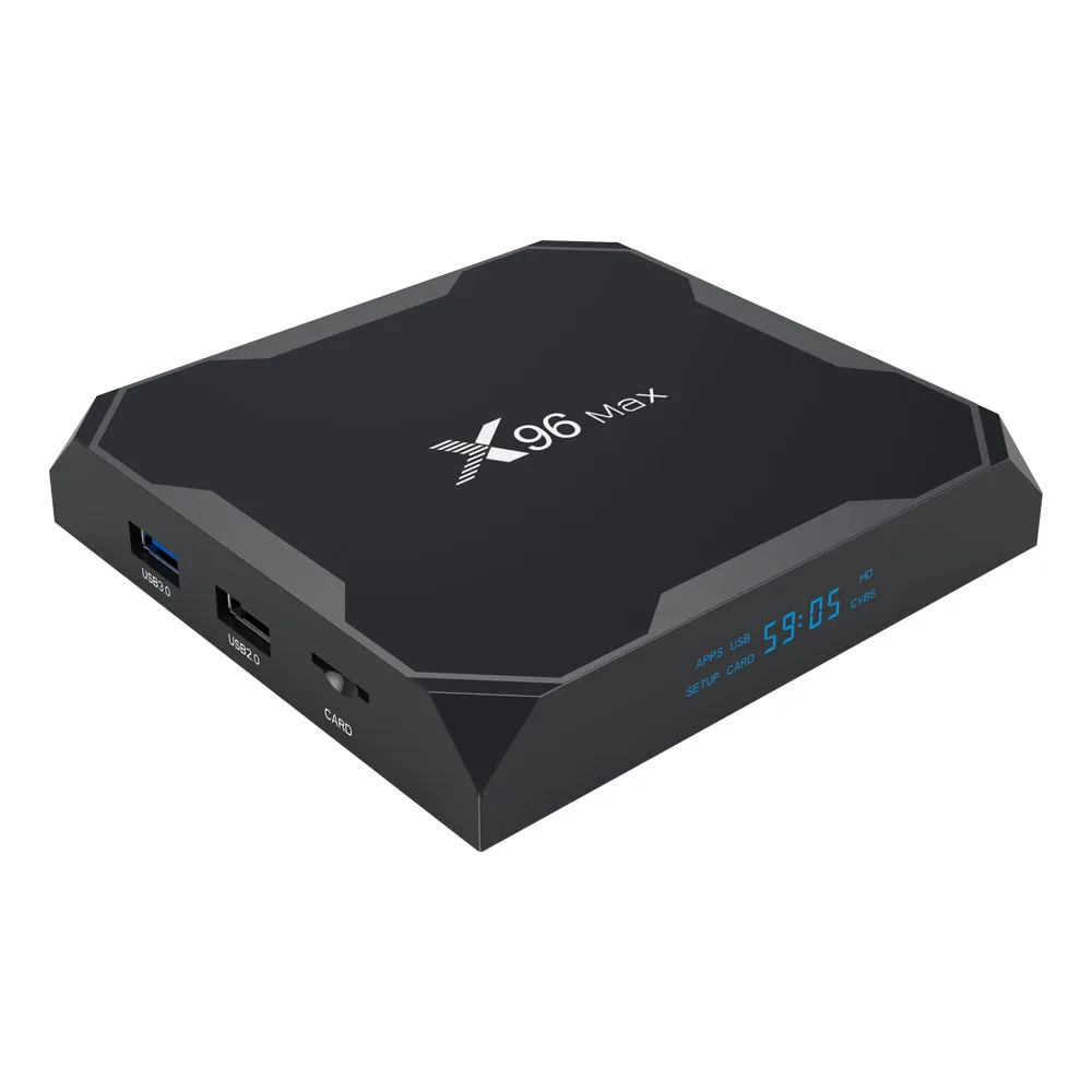 X96 Max Amlogic S905X2 Android 8,1 Smart ТВ коробка X96 Max 4 K Media Player X96Max DDR4 4 ядра USB3.0 2,4G и 5 ГГц Wi-Fi