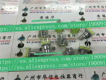 

5pcs/lot LJV EC11 encoder car stereo potentiometer with a step by 30 with a switch handle long 14MMF