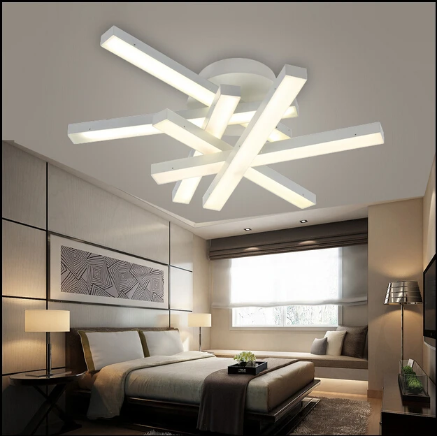 Us 169 11 15 Off Modern Led Ceiling Lamps White Light Warm Living Room Dining Lamp Re Lights In