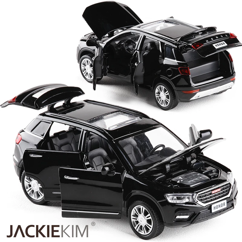 1/32 масштабная модель автомобиля из металлического сплава HAVAL H6, миниатюрная модель, звуковой светильник, модель автомобиля, игрушки для детей
