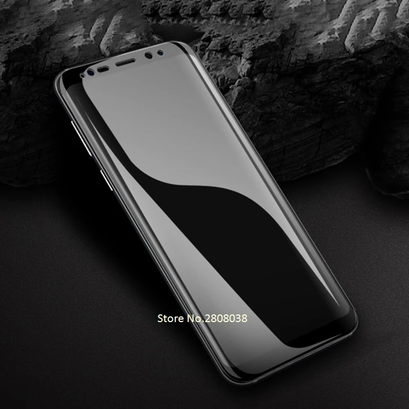5D изогнутая полная Защита экрана для Samsung Galaxy A6 A4 A8 A9 J8 J4 J6 Plus 2018 Закаленное стекло