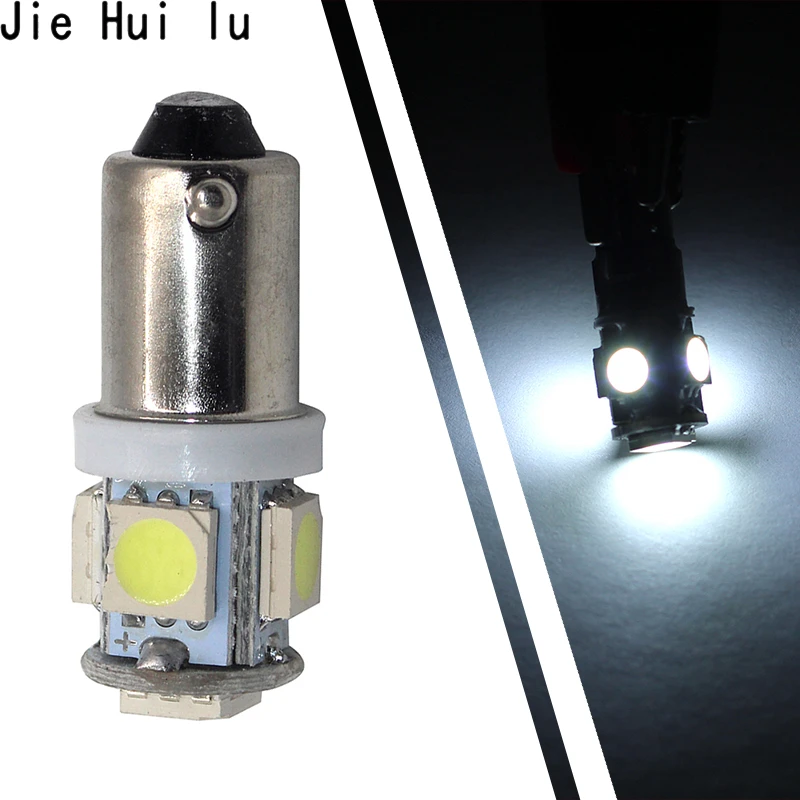 1 шт T11 BA9S 5050 5 SMD светодио дный белый свет лампы Автомобильный источник света
